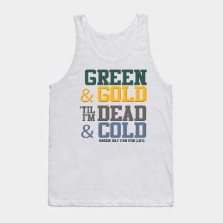 Green & Gold Tank Top